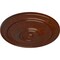 Ekena Millwork Classic Medallion (For Canopies up to 5 1/2"), 21 7/8"OD x 2 3/8"P, Burnished Mahogany Crackle CM22CLBMC - alternate 2